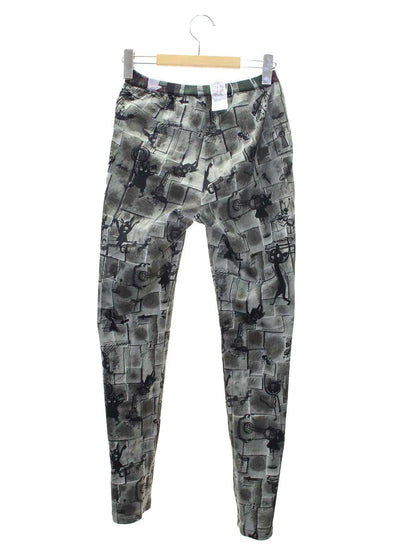 アルベロベロ 718858 パンツ M グリーン アニマルモチーフ リバーシブル ストレッチ ITZO4ES44894