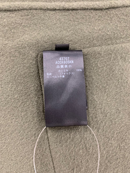 フォクシーブティック Coat Ezra 43707 コート 40 カーキグリーン フォックス カシミヤ ITFQ7V8EF6HS