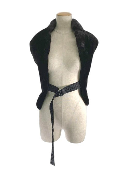 フォクシーブティック マフラー ミンク カシミア ベルト付き SP品 F 【SALE】