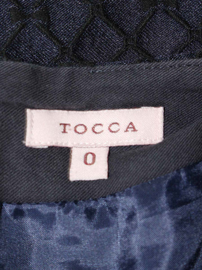 トッカ SKTOLA0140 スカート 0 ネイビー リボン 格子 フレアー IT2XQ2EC051C 【SALE】