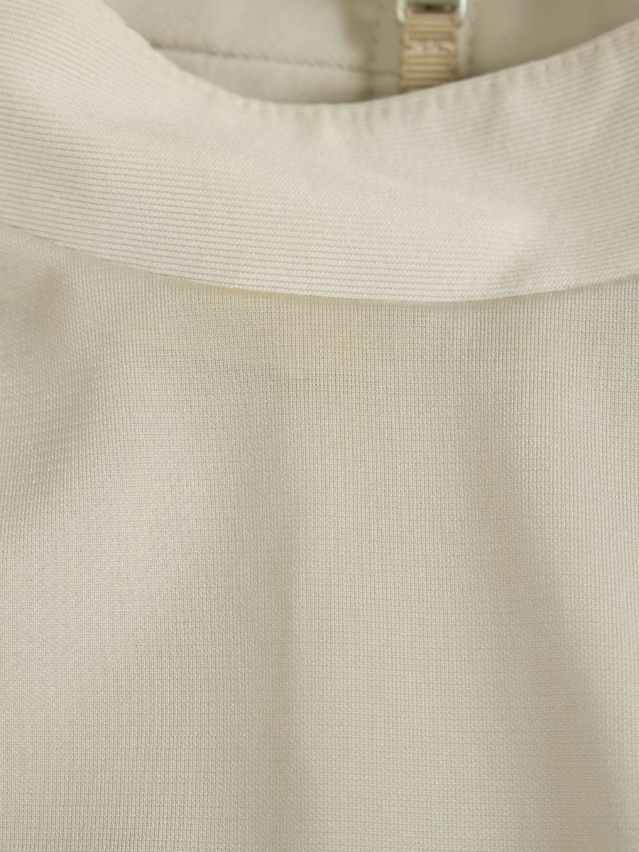 フォクシーニューヨーク Dress Faille Pleeat FitandFlare 35074 ワンピース 38 ベージュ IT86Z6J7PCN0