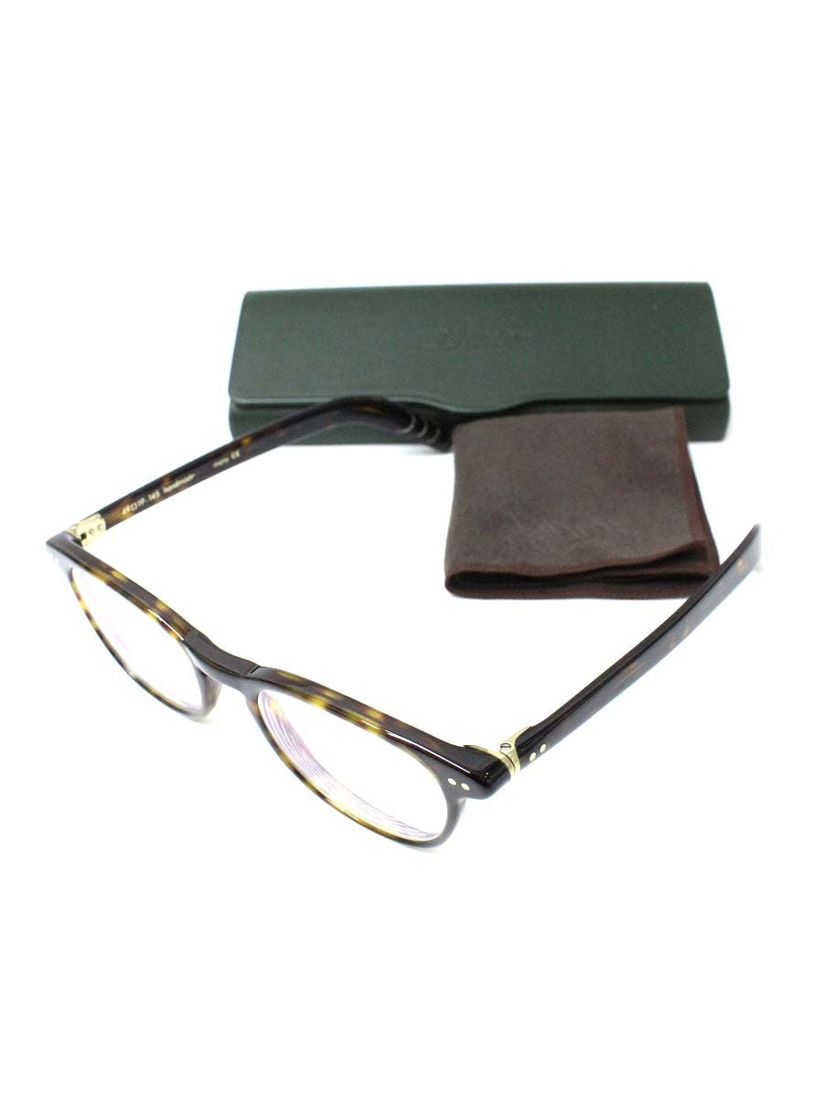 ルノア Lunor A6 mod.246 メガネ ブラウン セルフレーム フルリム ウエリントン ITSYMKGFZCWE