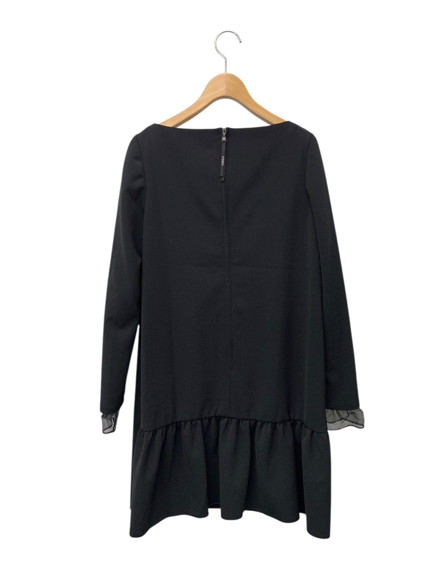 FOXEY フォクシー 総レース刺繍ワンピース ブラック 40 新しいファッション - FOXEY フォクシー 総レース刺繍ワンピース