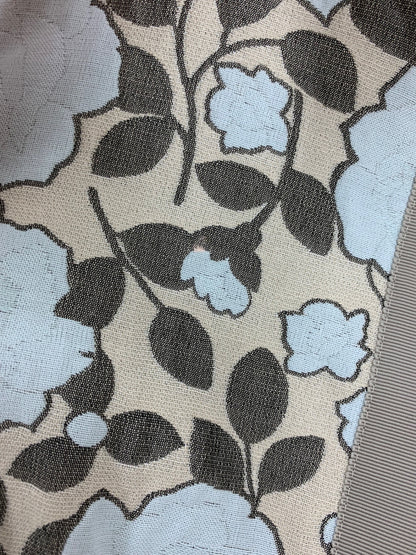 エムズグレイシー 529109 コート 38 ブルー フラワーモチーフ ITKJDXHDJ9AO