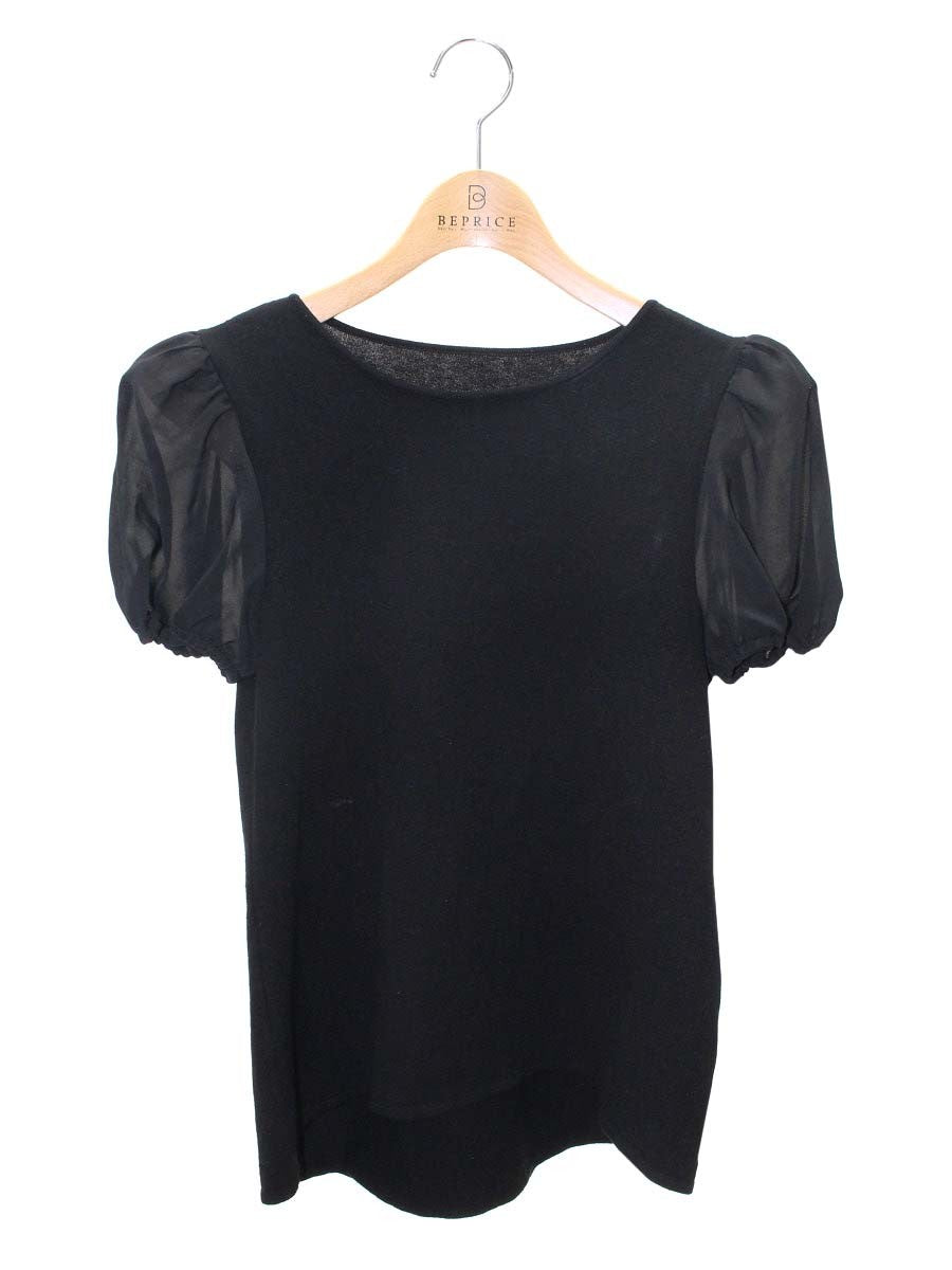 デイジーリン for フォクシー プラネット 32830 カットソー 40 ブラック パフスリーブ IT8T2M8SE6LG