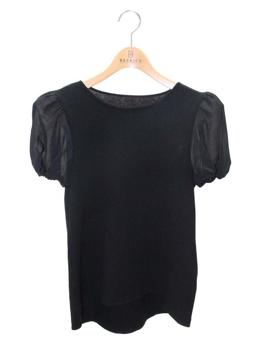 デイジーリン for フォクシー プラネット 32830 カットソー 40 ブラック パフスリーブ IT8T2M8SE6LG