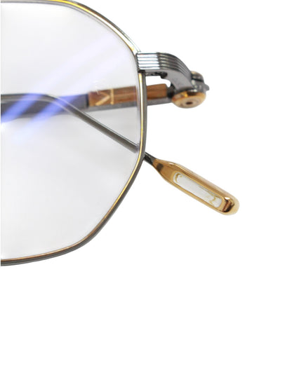 ユウイチトヤマ 5 TOKYO 04 メガネ ゴールド メタルフレーム フルリム オクタゴン Light Gray / Rose Gold限定カラー IT8ZEQA2WLB4