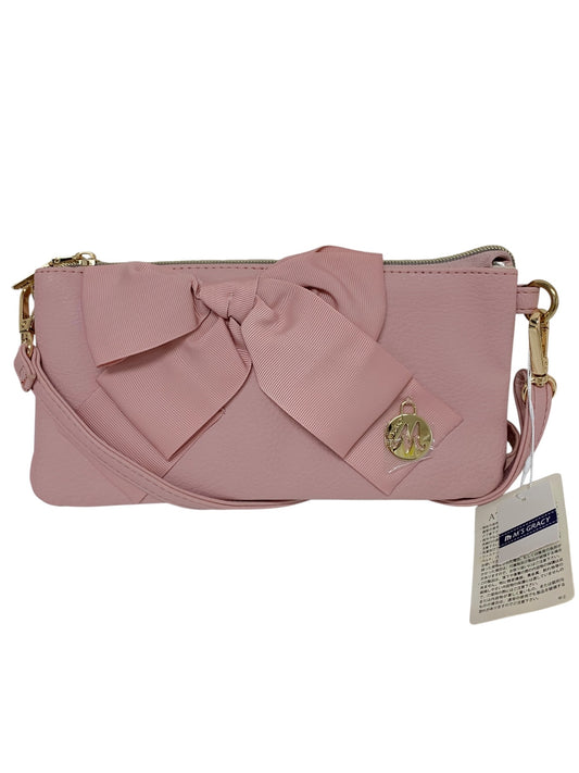 エムズグレイシー  リボン付きポシェット 194111 ポーチ ピンク ITI1HM7P5OGE