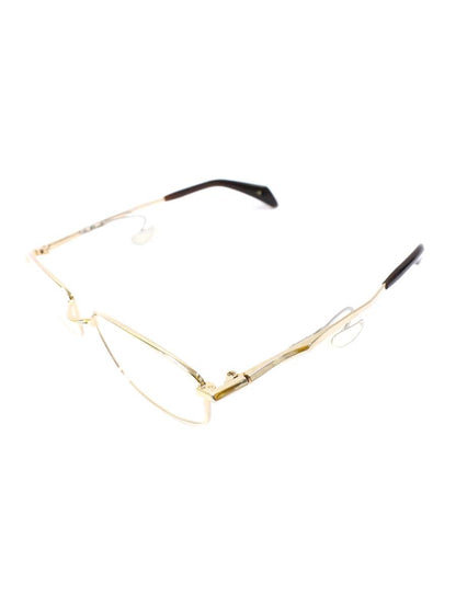 ネオジン ノーズパッドレス NJ2315S メガネ ゴールド/ブラウン メタルフレーム フルリム スクエア ITU9HLJHNGO3