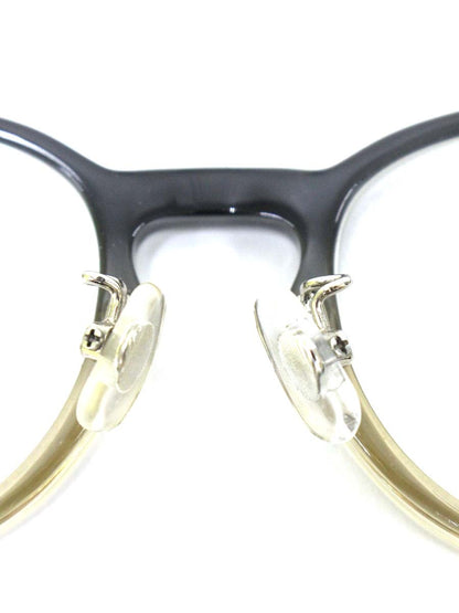 金子眼鏡 メガネ グレー/クリア/ゴールド オーディエンス コンビ グラデーション IT92MVPEO9YK