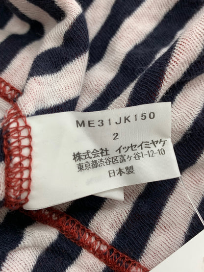 イッセイミヤケメン ME31JK150 Tシャツ 2 レッド ガーゼ地 クルーネック ITSM2WMME420 【SALE】