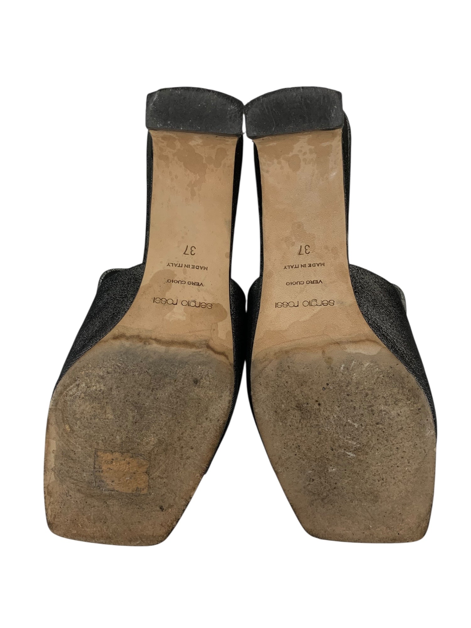 セルジオロッシ Sr1 Mule HH 60mm A81700 ミュール 37 ブラック