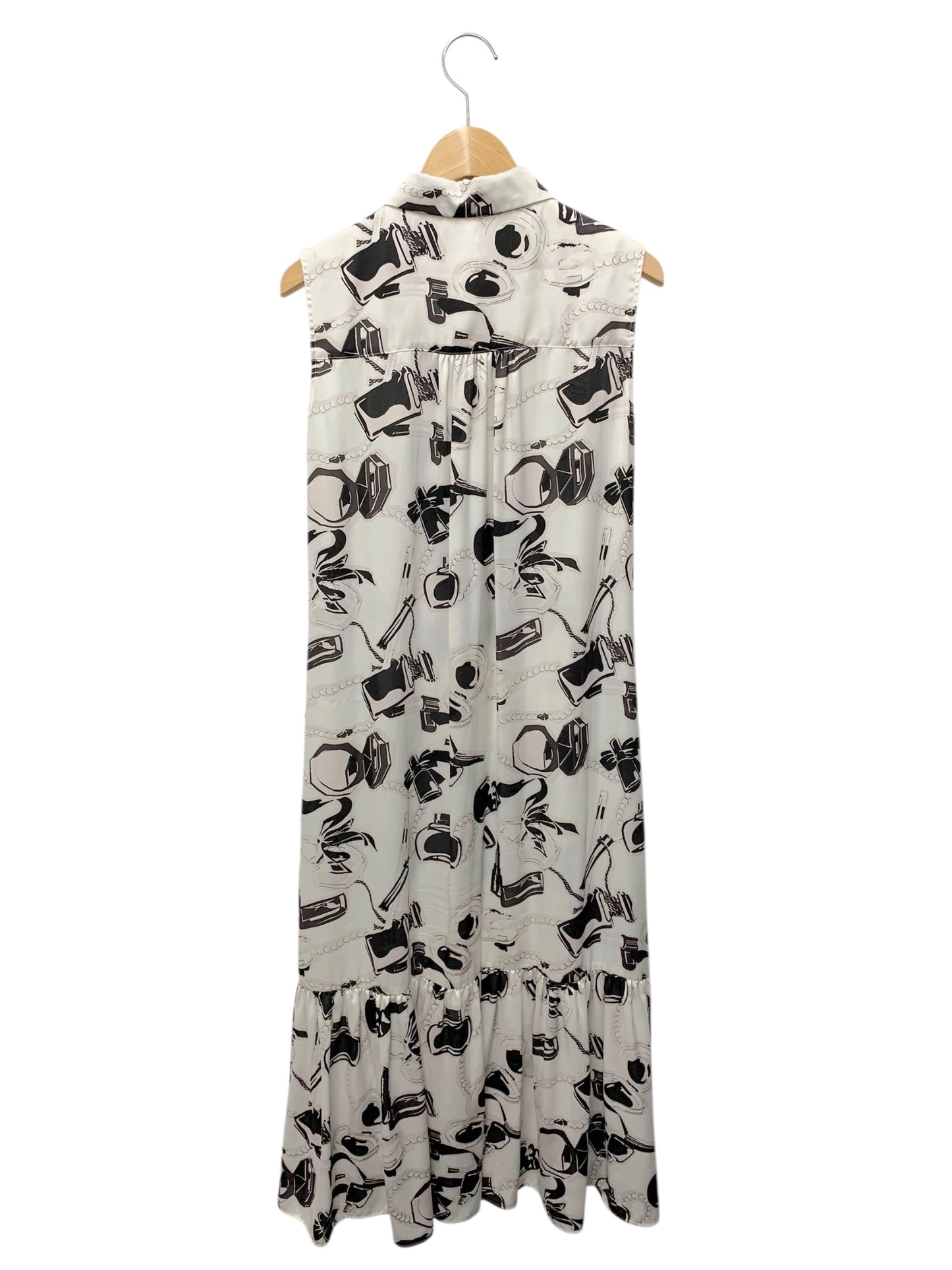 グレースクラス 02222 ワンピース 36 ホワイト コスメ柄 ITVDLAQ2IFLJ