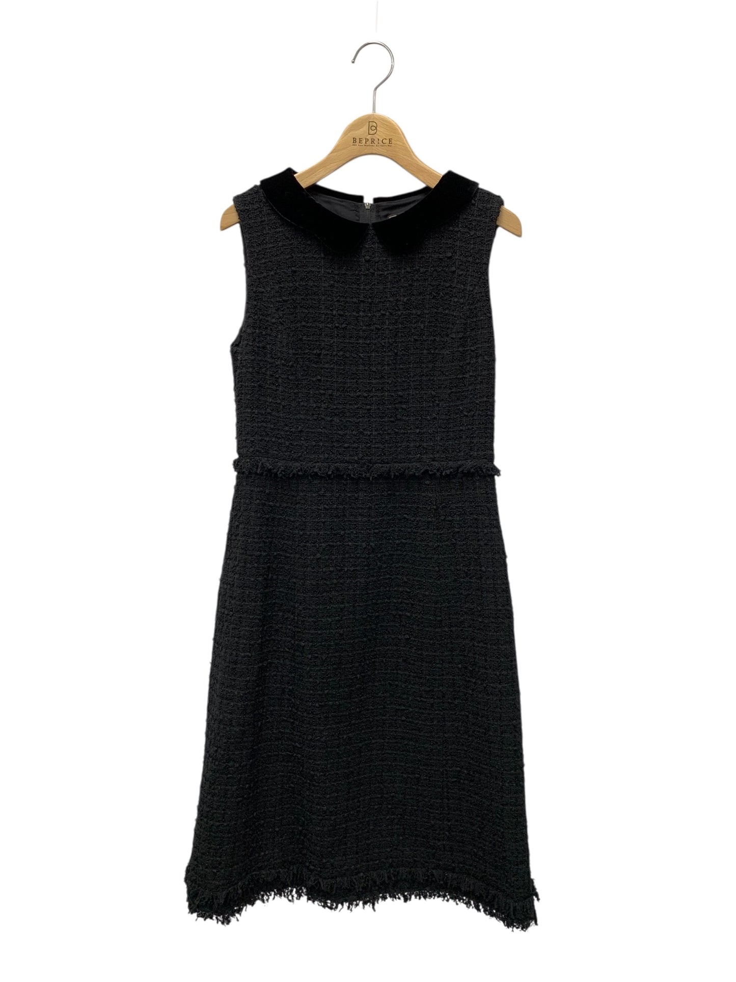フォクシーブティック Dress Petal Tweed 37432 ワンピース 38 ブラック ITHONCX55BEO
