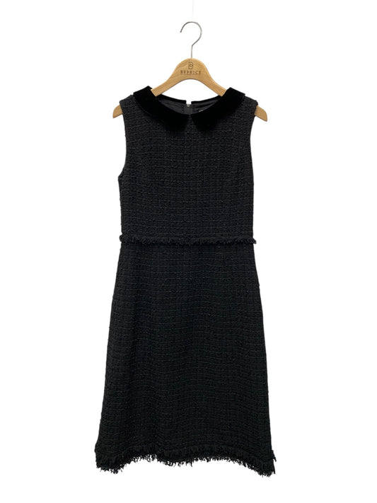 フォクシーブティック Dress Petal Tweed 37432 ワンピース 38 ブラック ITHONCX55BEO