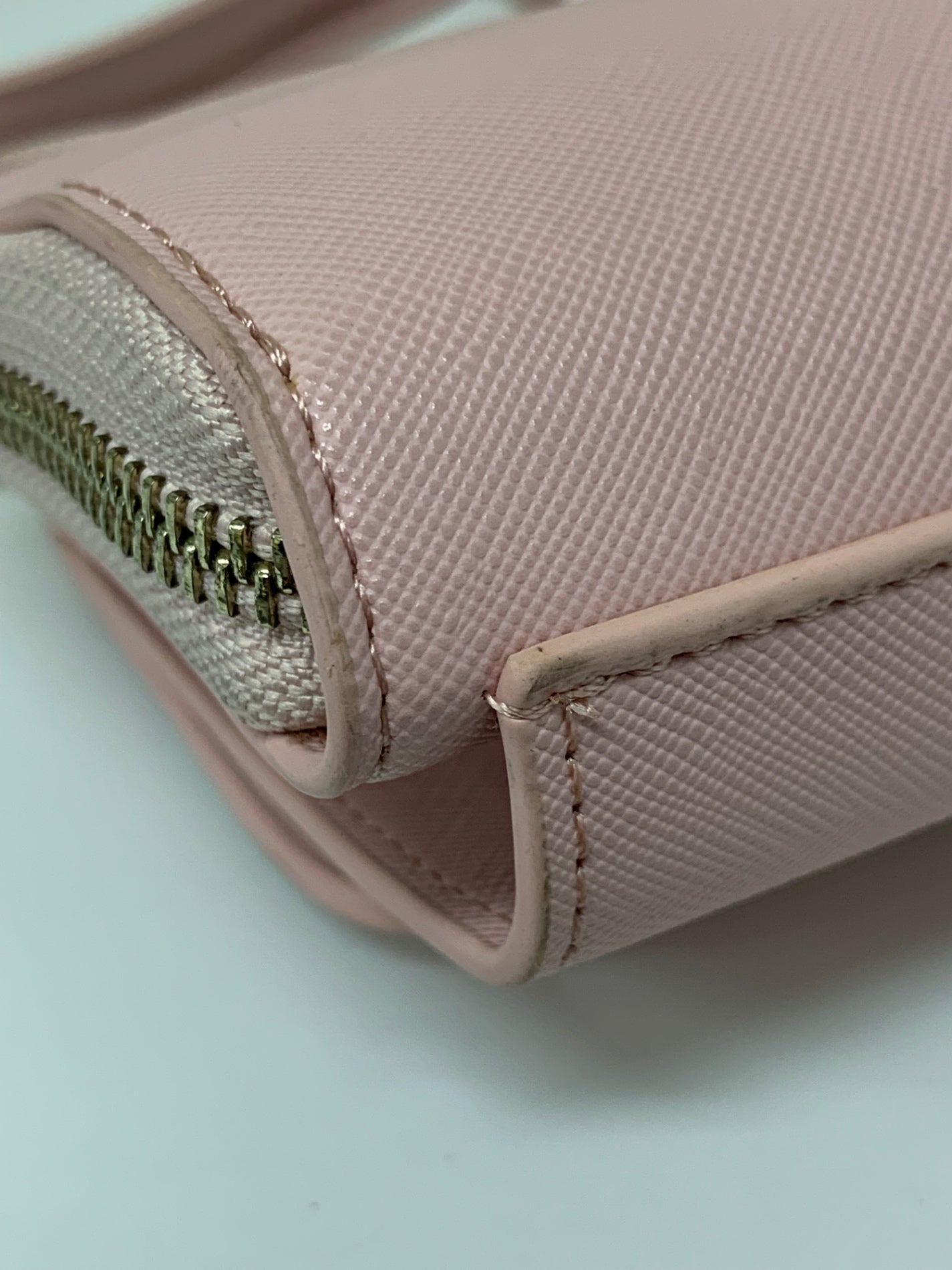 エムズグレイシー Wallet Ribbon Bag 894507 長財布 ピンク ストラップ付き ポシェット IT46G3Y0C8C8