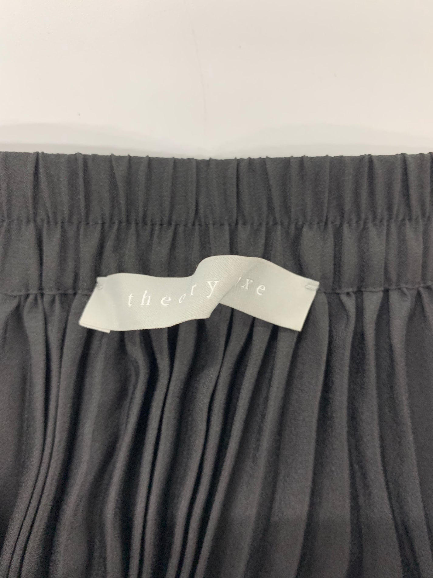 セオリーリュクス Refined Pleats Pilil Skirt 03-4307313-050-038 38 ブラック ‘24 ITAEC4UXSVTW