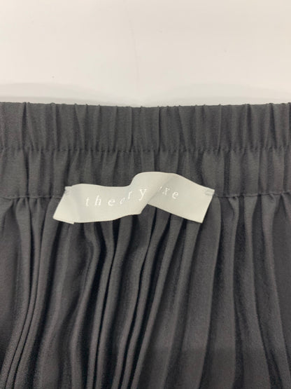 セオリーリュクス Refined Pleats Pilil Skirt 03-4307313-050-038 38 ブラック ‘24 ITAEC4UXSVTW