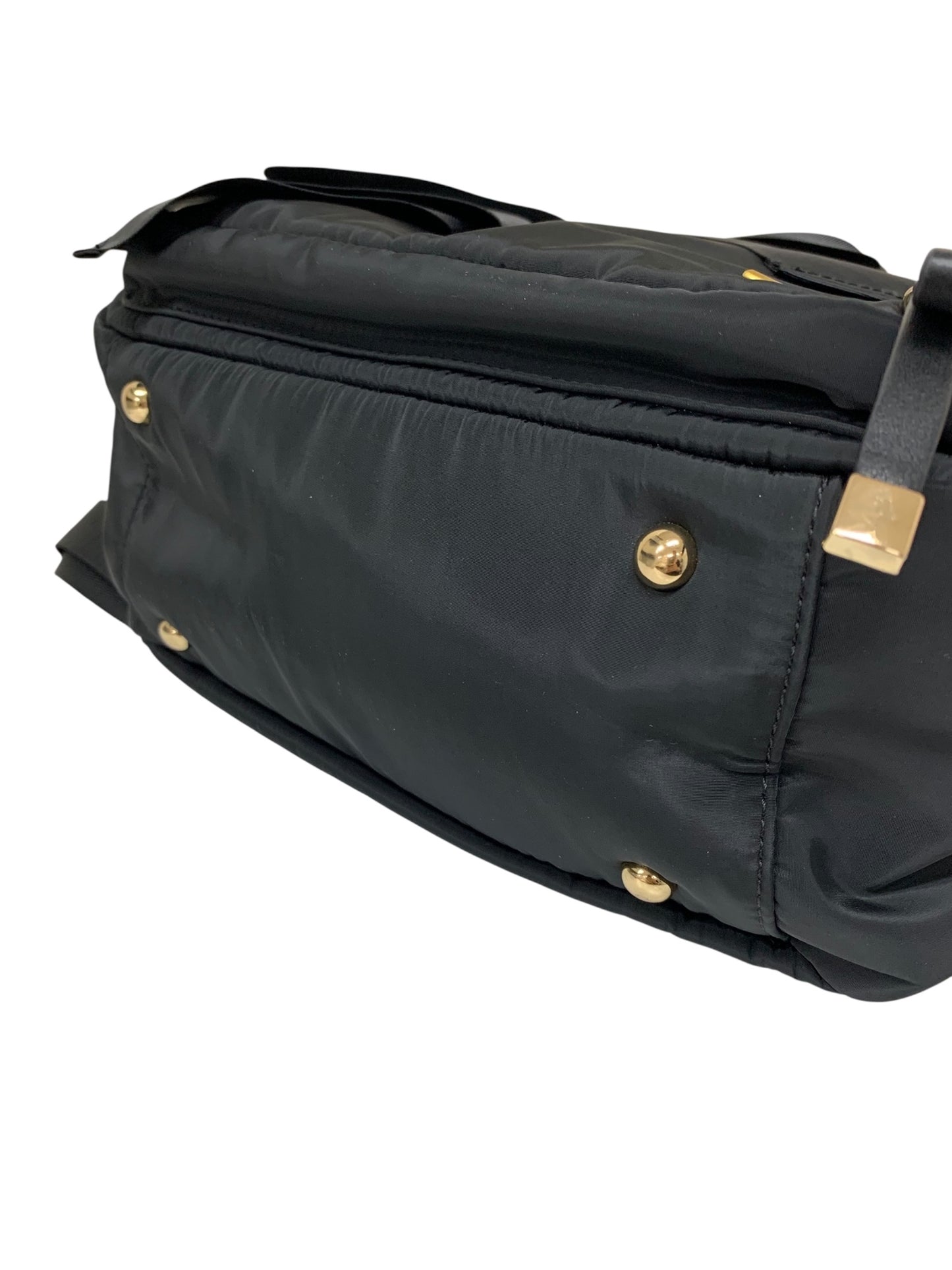 エムズグレイシー 294520 リュック ブラック バックパック ナイロン リボン ITYIIGUPM468