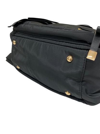 エムズグレイシー 294520 リュック ブラック バックパック ナイロン リボン ITYIIGUPM468