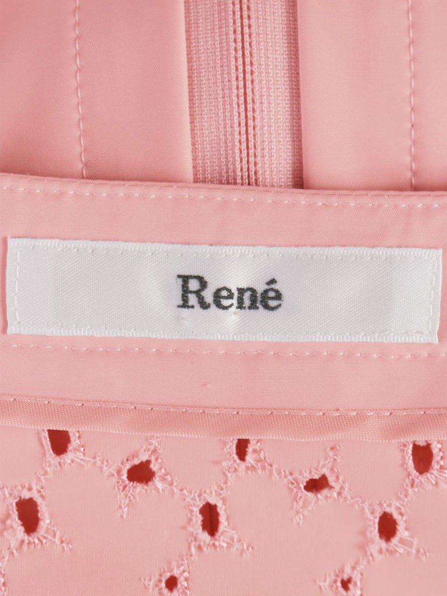 ルネ プリマコート レディエンブロイダリー 6718120 34 ピンク 刺繍 リボン ITDDBDNY6EYH