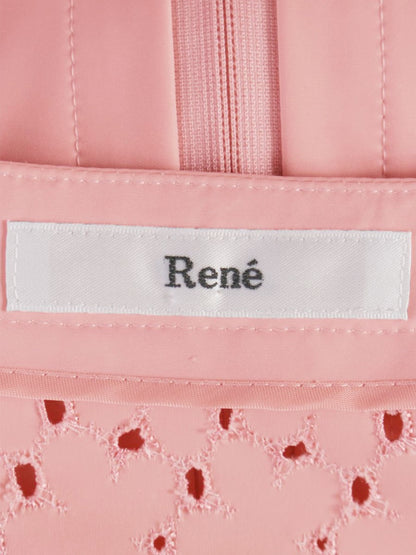 ルネ プリマコート レディエンブロイダリー 6718120 34 ピンク 刺繍 リボン ITDDBDNY6EYH