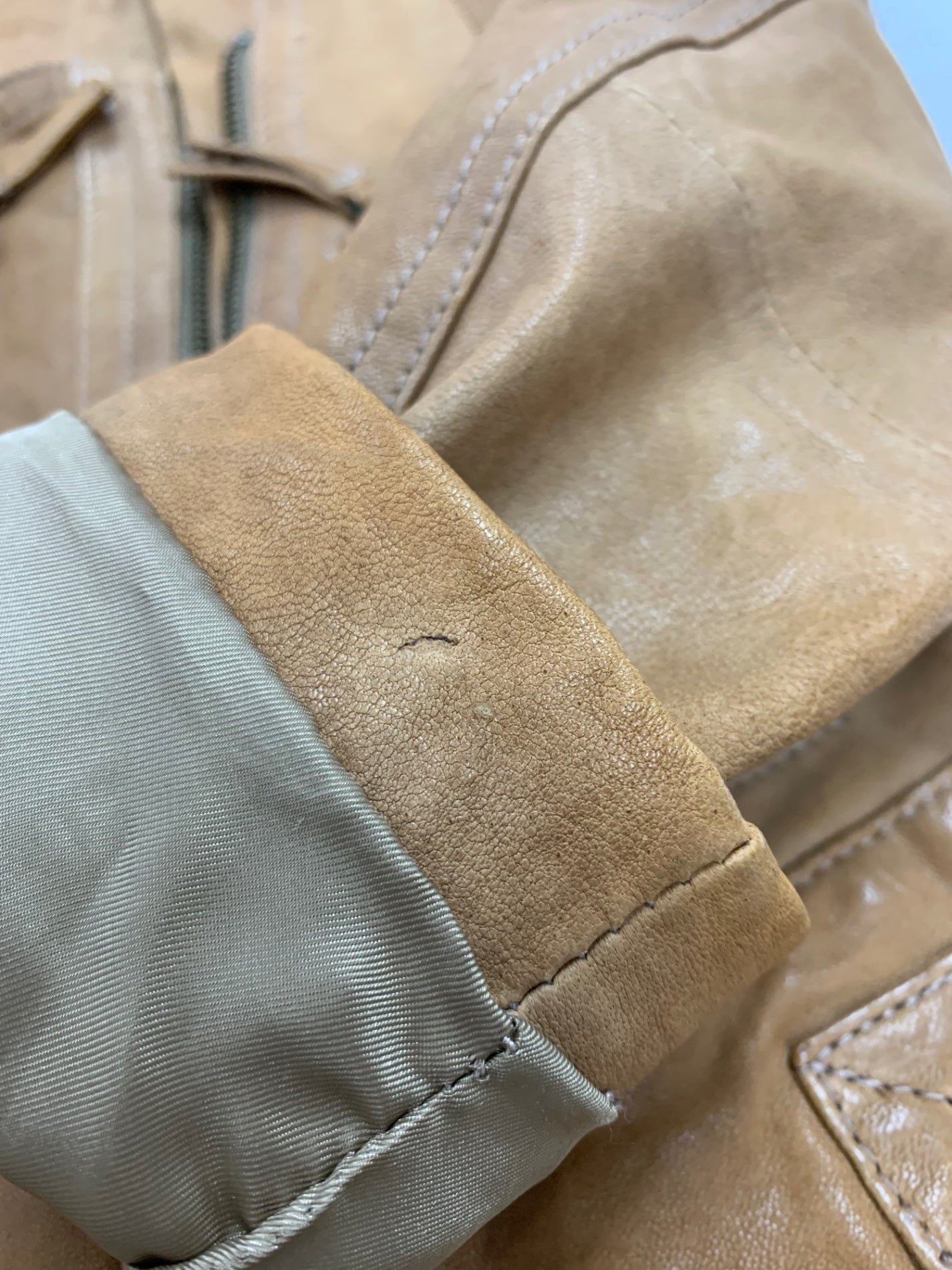 ダイアグラム 0418 0401 ライダースジャケット 36 ブラウン ラムレザー 羊革 IT7BFFU3GSA0 【SALE】