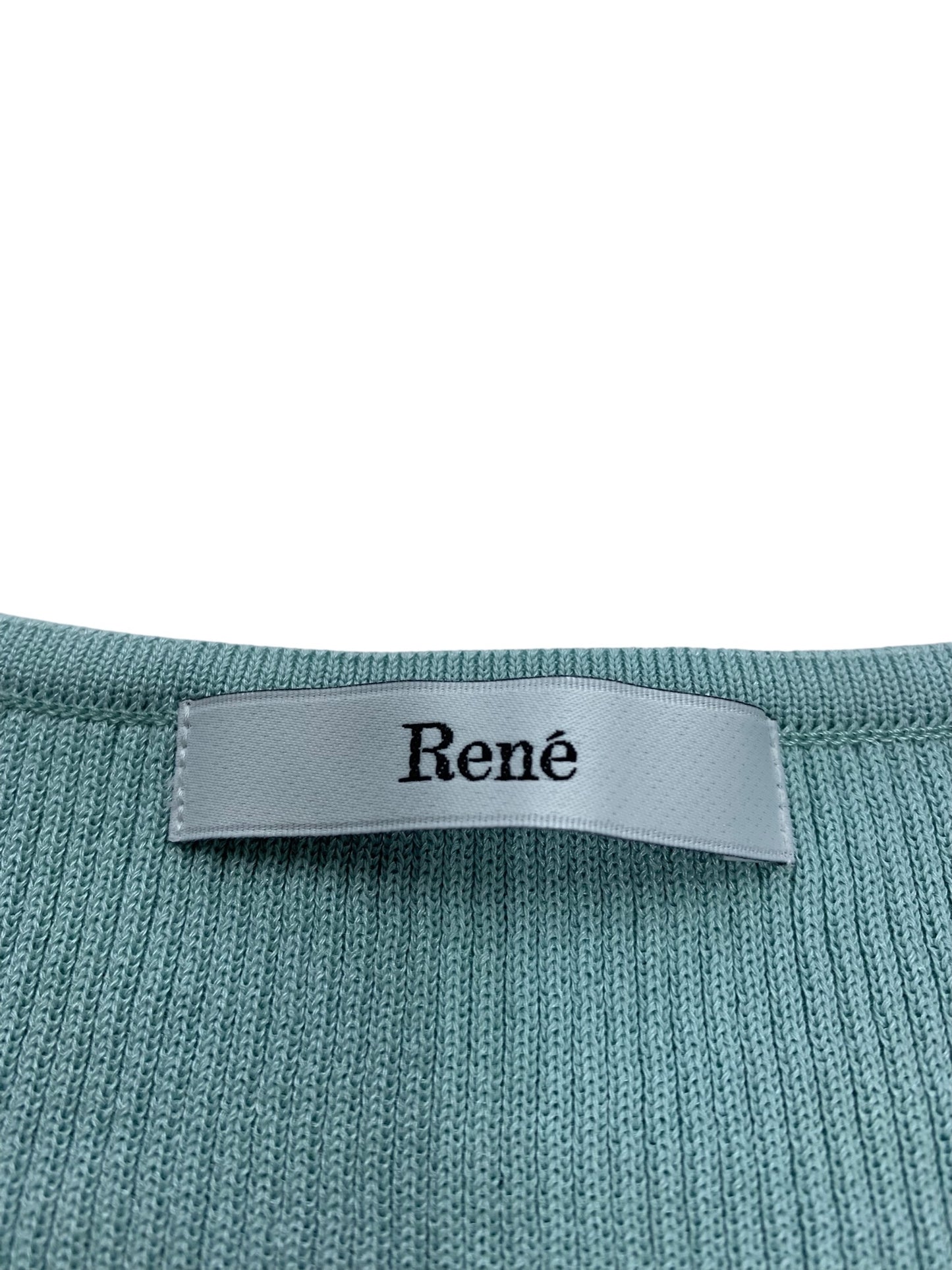 ルネ 6332200 カーディガン 36 ブルー パールボタン ITXOCHJZ1BWW