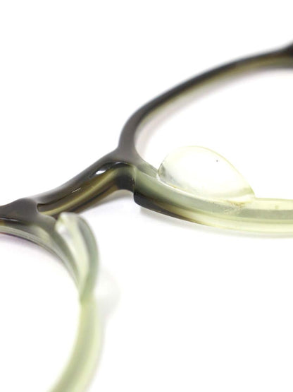 ルノア A5 Mod.226 メガネ グリーン ボストン セルフレーム col.22 ITIVMCBJZ26M