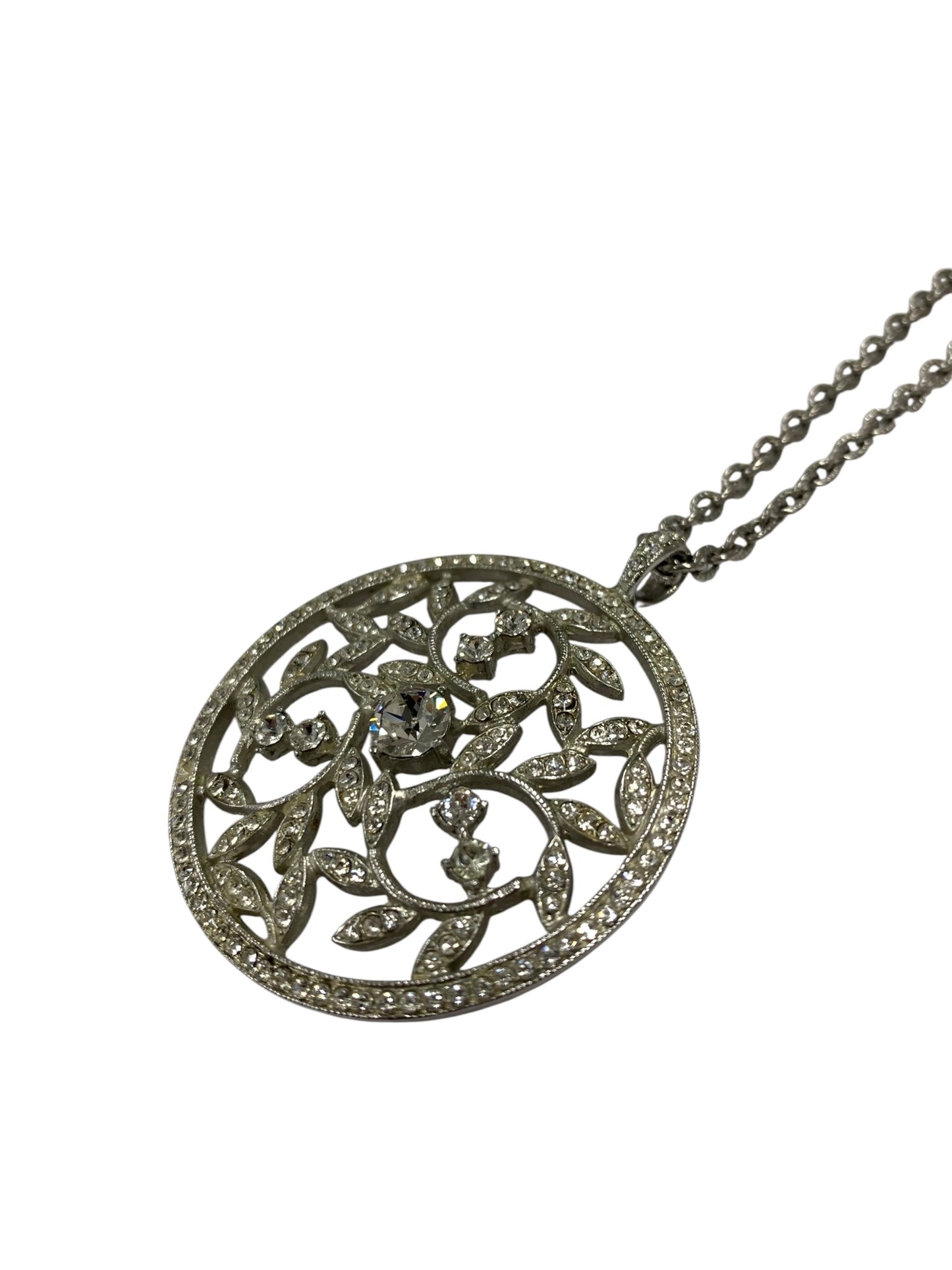 フォクシーブティック NECKLACE CRYSTAL MOON 25772 ネックレス シルバー ITKOX7QII9V6