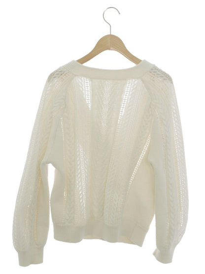 グレースコンチネンタル 1915 3054-0 カーディガン 36 ホワイト カットワークレース ITSGRU6WPX1M