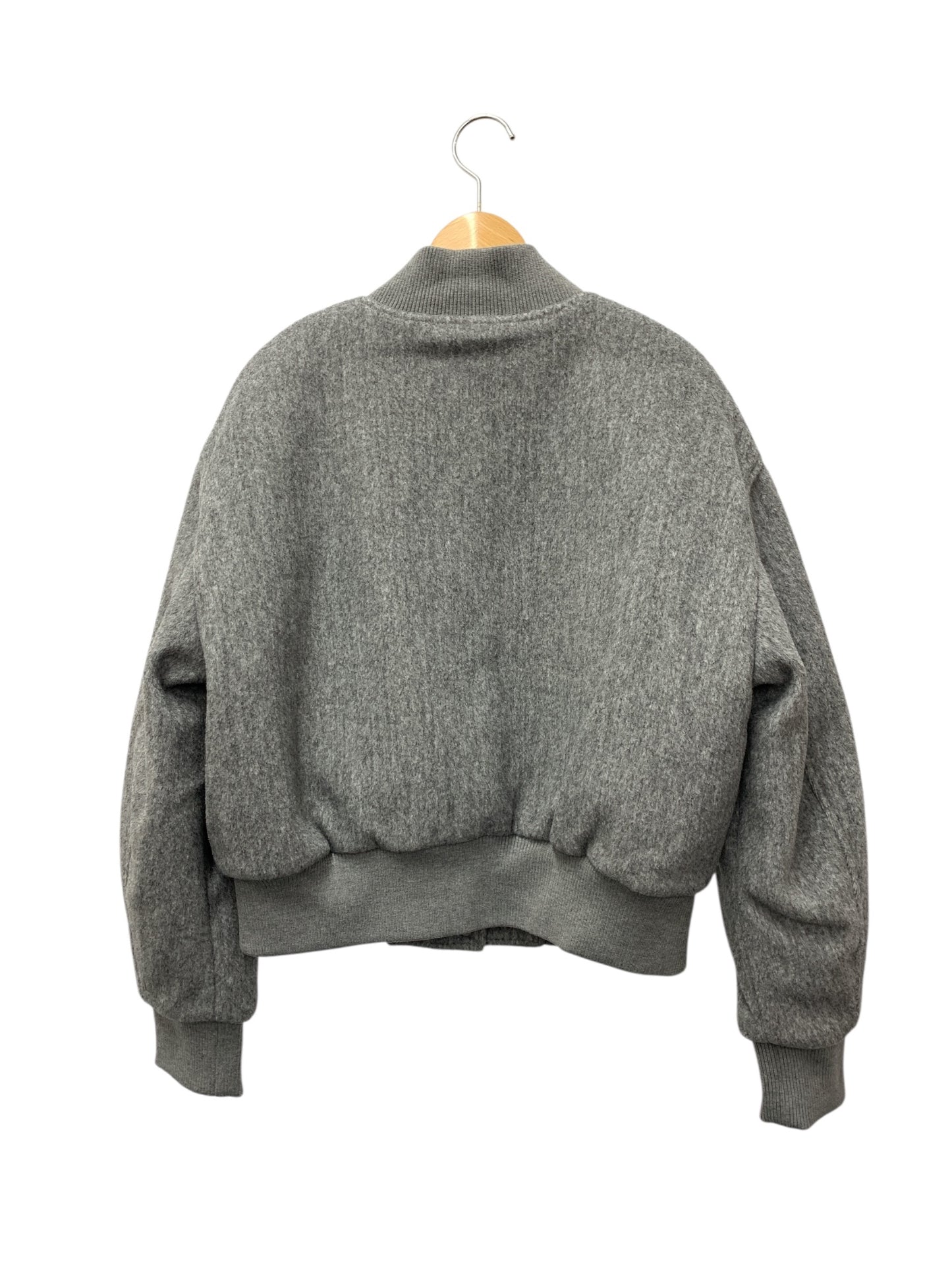 リプレイ メルトンバーシティ ボンバー ジャケット W7860.000.85010 S グレー 24AW ITKDPPGGSXIC