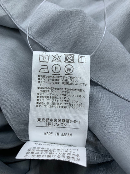 フォクシーニューヨーク GATHER FLARE DRESS 38782 ワンピース 40 グレー IT2ZOFE63EDS