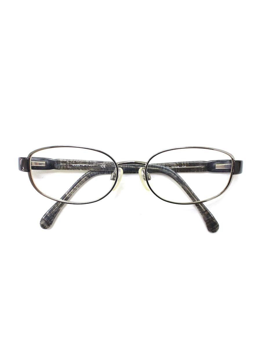 シャネル 2155 メガネ メタルシルバー/ブラック コンビフレーム フルリム オーバル（楕円） ITINUP1VAFIO 【SALE】