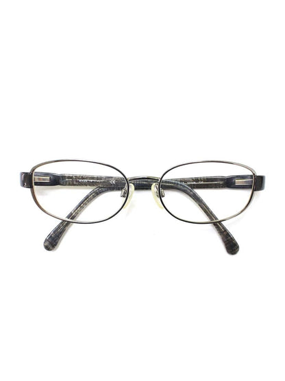 シャネル 2155 メガネ メタルシルバー/ブラック コンビフレーム フルリム オーバル（楕円） ITINUP1VAFIO 【SALE】