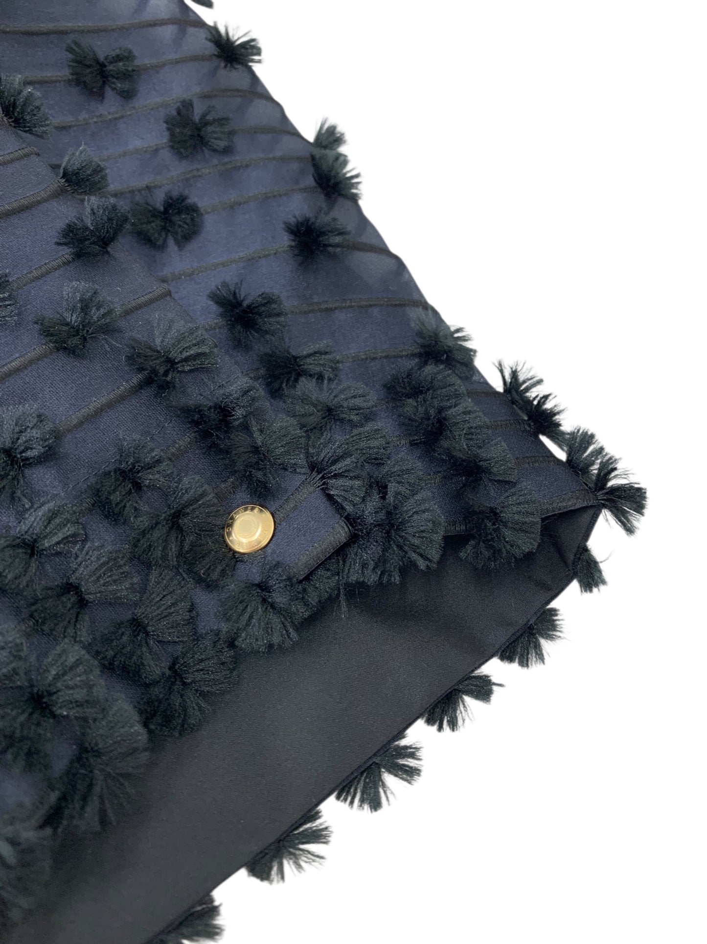 ドゥロワー 6522-299-0930 シアージャケット 36 ネイビー シルク IT1NSZ799I9C