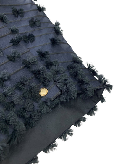 ドゥロワー 6522-299-0930 シアージャケット 36 ネイビー シルク IT1NSZ799I9C