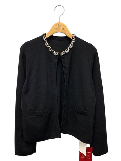 アマカ ビジューニットボレロ V5N72-440-29 カーディガン 40 ブラック ITM0BJYSYI3W