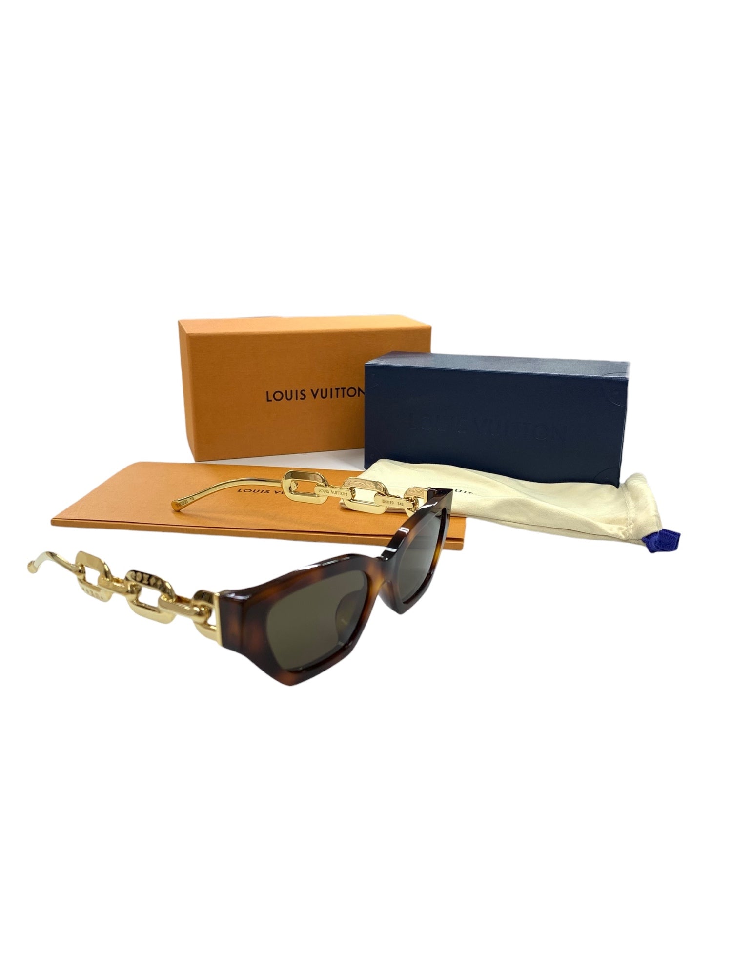 ルイヴィトン LVエッジ キャットアイ Z1474E サングラス ブラウン