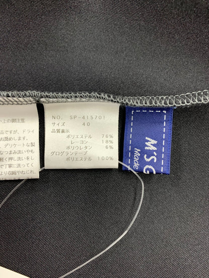 エムズグレイシー 415701 トップス 40 グレー リボン スパンコール ITJQABDRC45Y