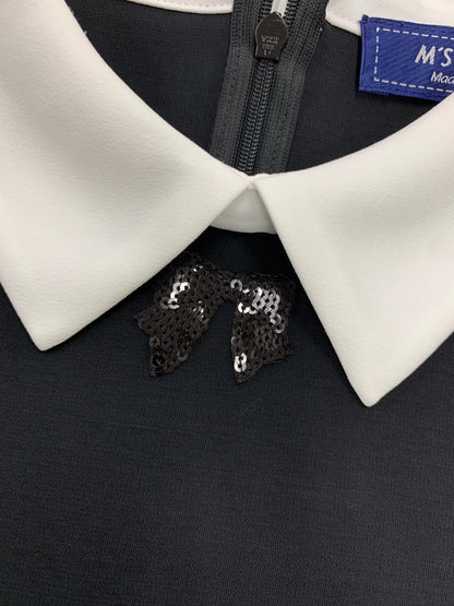 エムズグレイシー 白襟カットソー 415301 38 ブラック ITSDODJMXDQG 【SALE】