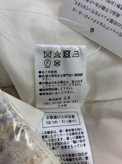 ルネ 6038090 コート 34 アイボリー コペンハーゲンミンクファー ツィード マリアケント ITGAF71302CW