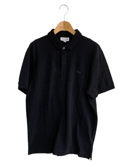 ラコステ レギュラーフィット ストレッチ パリポロシャツ (半袖) PH5522J 4-M ブラック IT7PH0JGWSMK