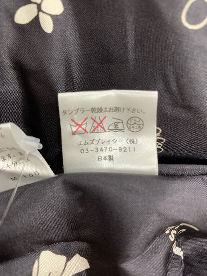 エムズグレイシー 229702 コート 40 ブラック ウール フリル ITP7Y44S079S 【SALE】