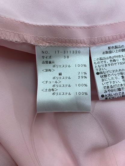 エムズグレイシー 311320 ワンピース 38 ピンク ティアード リボン ITP1FZ8WMJZO