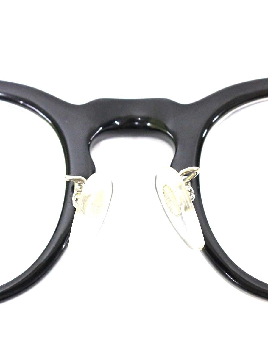 金子眼鏡 KC-87 メガネ ブラック ウェリントン ITD5BDF4Z0S8