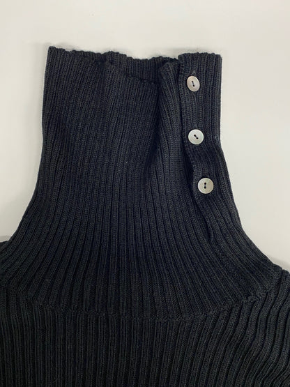 エムズグレイシー 418611 ニット 40 ブラック ロゴ 刺繍 タートル IT5K2GK1K0YD