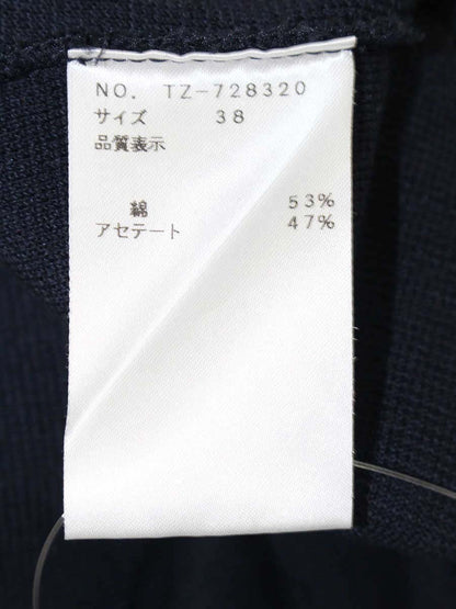 エムズグレイシー 728320 ニット セーター 38 ネイビー ITFJOBAJR1Z4