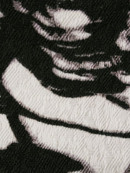 エムズグレイシー 0598 スカート 38 ホワイト フラワーモチーフ 水彩画風 ITAFOX8A7LQA