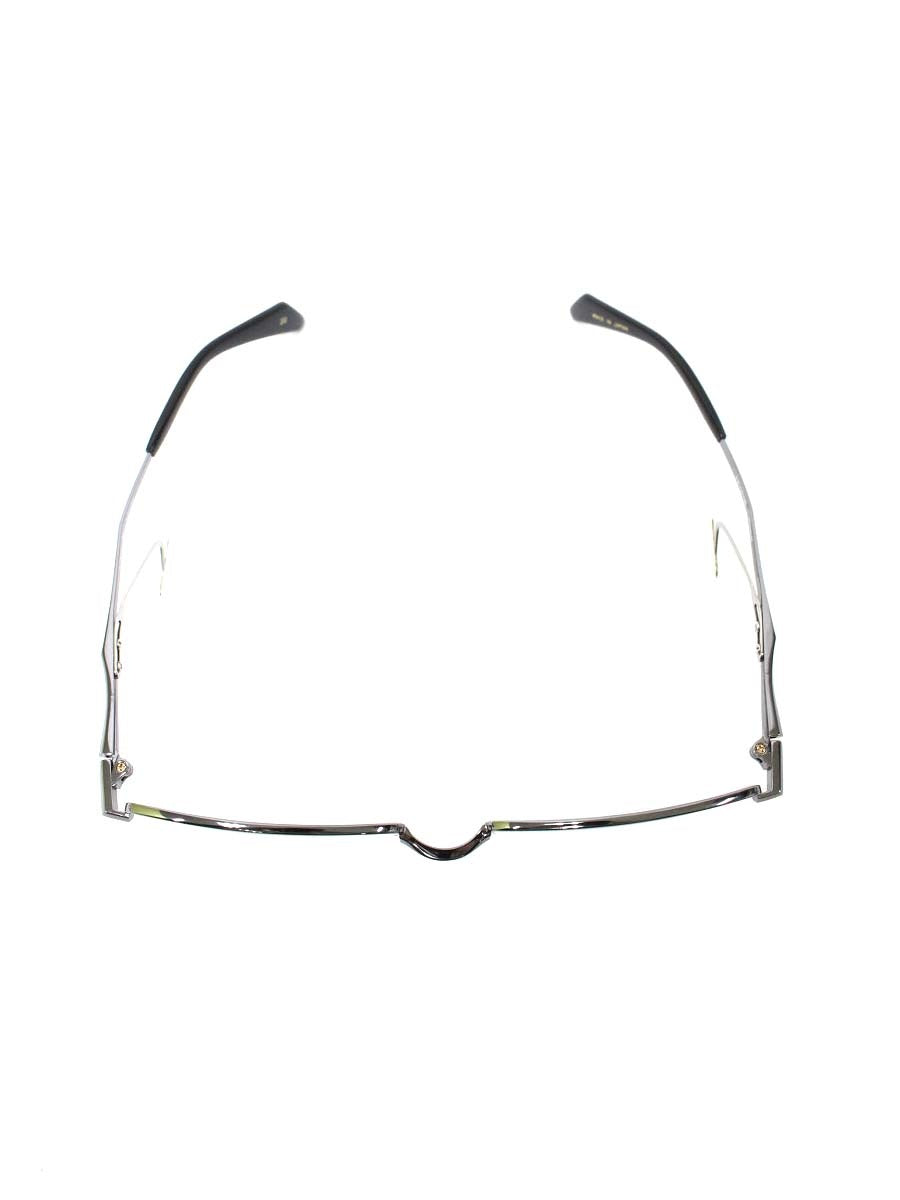 ネオジン NJ2314S ガンメタル/ブラック メタルフレーム ハーフリム スクエアシェイプ ノーズパッドレス ITLY61GNHP5W